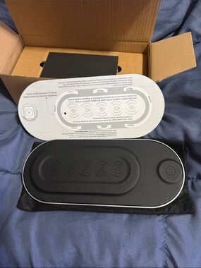 Multi-Device Wireless Charger Pad - Black